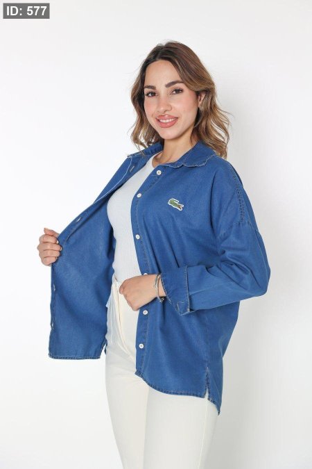 قميص جينز LACOSTE